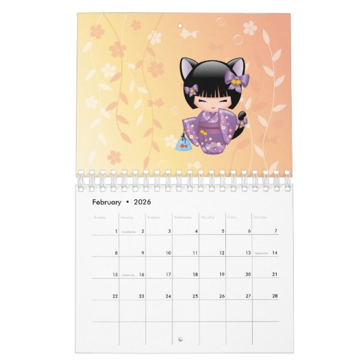 Kokeshi Dolls EP Kalender (Feb 2026)