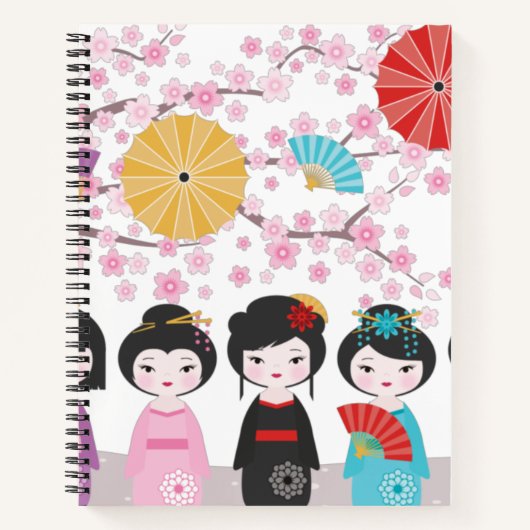 Kokeshi Dolls Notitieboek (Voorkant)
