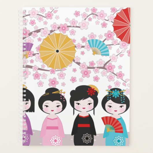 Kokeshi Dolls Planner (Voorkant)