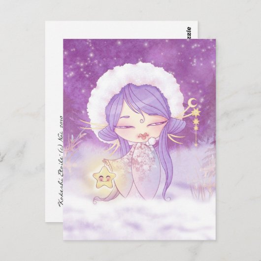 Kokeshi Etoile Briefkaart (Voorkant / Achterkant)