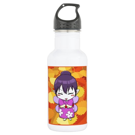 Kokeshi fairy, van Nekoni Waterfles (Voorkant)