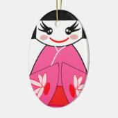 Kokeshi Japan Keramisch Ornament (Links)