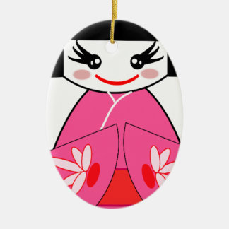 Kokeshi Japan Keramisch Ornament