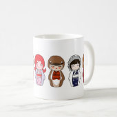 Kokeshi kerstMok 2 Koffiemok (Voorkant rechts)