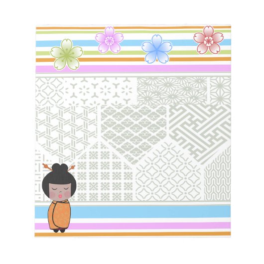 kokeshi libellen notitieblok (Voorkant)