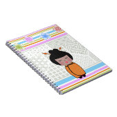 kokeshi libellen notitieboek (Rechterzijde)