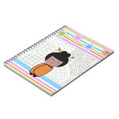 kokeshi libellen notitieboek (Linkerzijde)