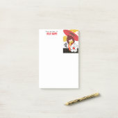 KOKESHI LIEFDE Chow hond furoshiki valentine Post-it® Notes (Op bureau)