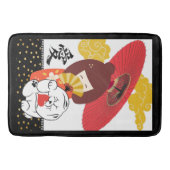 KOKESHI LIEFDE Chow hondenhart CRATE MAT (Voorkant)