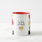 KOKESHI LIEFDE Chow hondenhart  Mok (Midden)