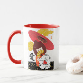 KOKESHI LIEFDE Chow hondenhart Mok