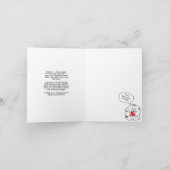 KOKESHI LIEFDE  Chow hondenhart valentine Kaart (Binnen)