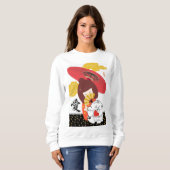 KOKESHI LOVE  Chow dog furoshiki valentine Trui (Voorkant volledig)