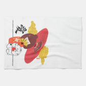 KOKESHI LOVE Chow dog heart Kitchen Towels Theedoek (Horizontaal)