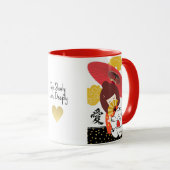 KOKESHI LOVE  Chow dog heart  Mok (Voorkant rechts)