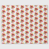 KOKESHI LOVE  Chow Valentine  Cadeaupapier (Vlak)