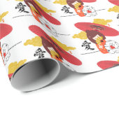 KOKESHI LOVE  Chow Valentine  Cadeaupapier (Rol Hoek)