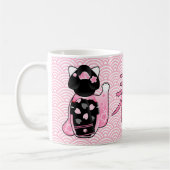 Kokeshi Maneki Neko Japans Lucky Cat Maiko Koffiemok (Links)