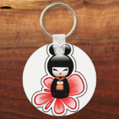 kokeshi-mickey-sfondo-t sleutelhanger (Voorkant)