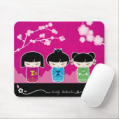 Kokeshi mousepad muismat (Met muis)
