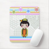 kokeshi noshi muismat (Met muis)