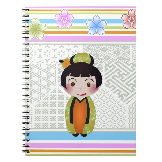 kokeshi noshi notitieboek (Voorkant)