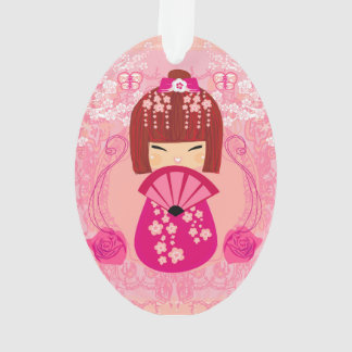 Kokeshi-pop-decoratie Ornament