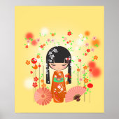 Kokeshi-pop Poster (Voorkant)