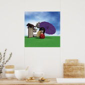 Kokeshi-pop Poster (Keuken)
