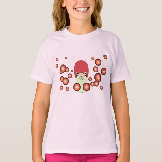 Kokeshi-pop T-shirt (Voorkant)