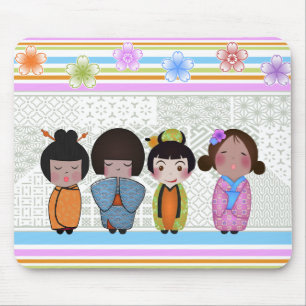 kokeshi poppen muismat
