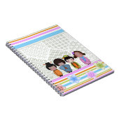 kokeshi poppen notitieboek (Rechterzijde)