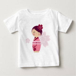 Kokeshi Sakura Baby T-shirt