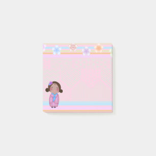 kokeshi sakura - Postit Notes pad
