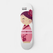 Kokeshi Sakura Sk8board Persoonlijk Skateboard (Voorkant)
