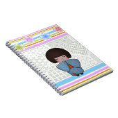 kokeshi seigai notitieboek (Rechterzijde)