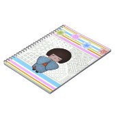 kokeshi seigai notitieboek (Linkerzijde)