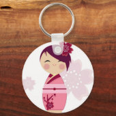 Kokeshi Sleutelhanger (Voorkant)
