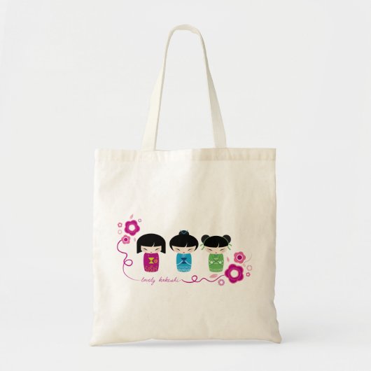 Kokeshi-tas Tote Bag (Voorkant)