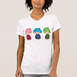 Kokeshi Triplets T-shirt