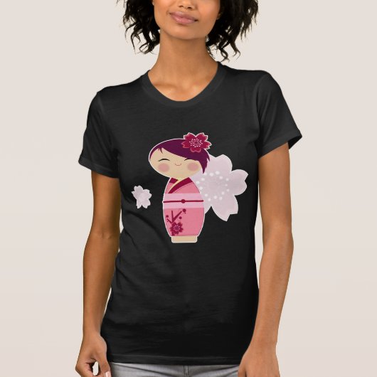 Kokeshi wSakura T-shirt (Voorkant)