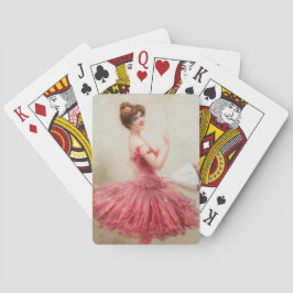 Kokette Ballerina Pokerkaarten
