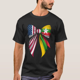 Kokette Boog Birma Wortels Erfgoed Birmees Trots H T-shirt