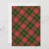 Kokette Boog Kerst Merry Little Bruidsdouche Kaart (Achterkant)