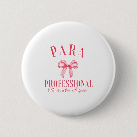 Kokette Boog Paraprofessionele School Para Squad T Ronde Button 5,7 Cm (Voorkant)