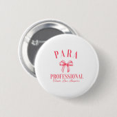 Kokette Boog Paraprofessionele School Para Squad T Ronde Button 5,7 Cm (Voorkant /achterkant)