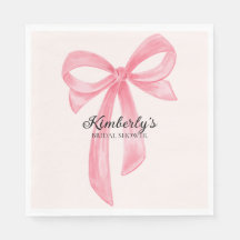 Kokette boog roze bruidsdouche