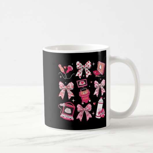 Kokette boog sonograaf Valentijn echoscopist Koffiemok (Rechts)