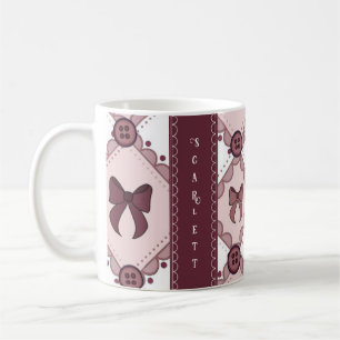 Kokette Bourgogne Strik Koffiemok