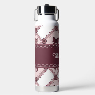 Kokette Bourgogne Strik Waterfles